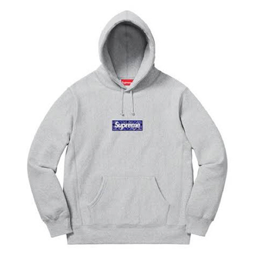 Supreme シュプリーム 19FW Supreme Bandana Box Logo Hooded Sweatshirt バンダナ ボックスロゴ フーディ パーカー 買取価格30,000円