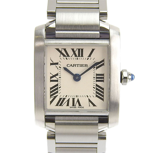 カルティエ タンクフランセーズSM 2384 W51008Q3 腕時計 買取価格120,000円